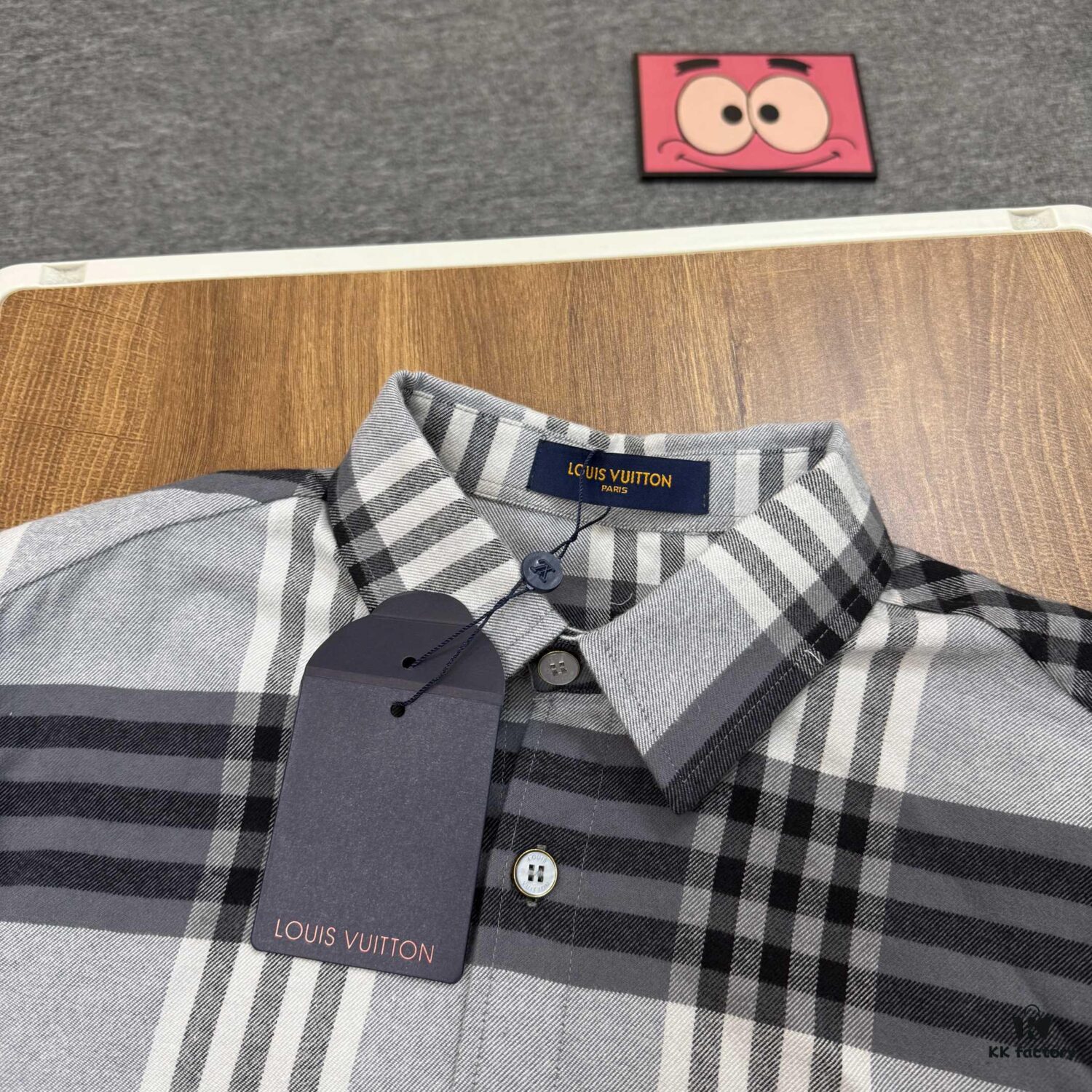 6930f7d86e68136f4d9b4253 Louis Vuitton LV Plaid Letter Flannel Shirt Jacket