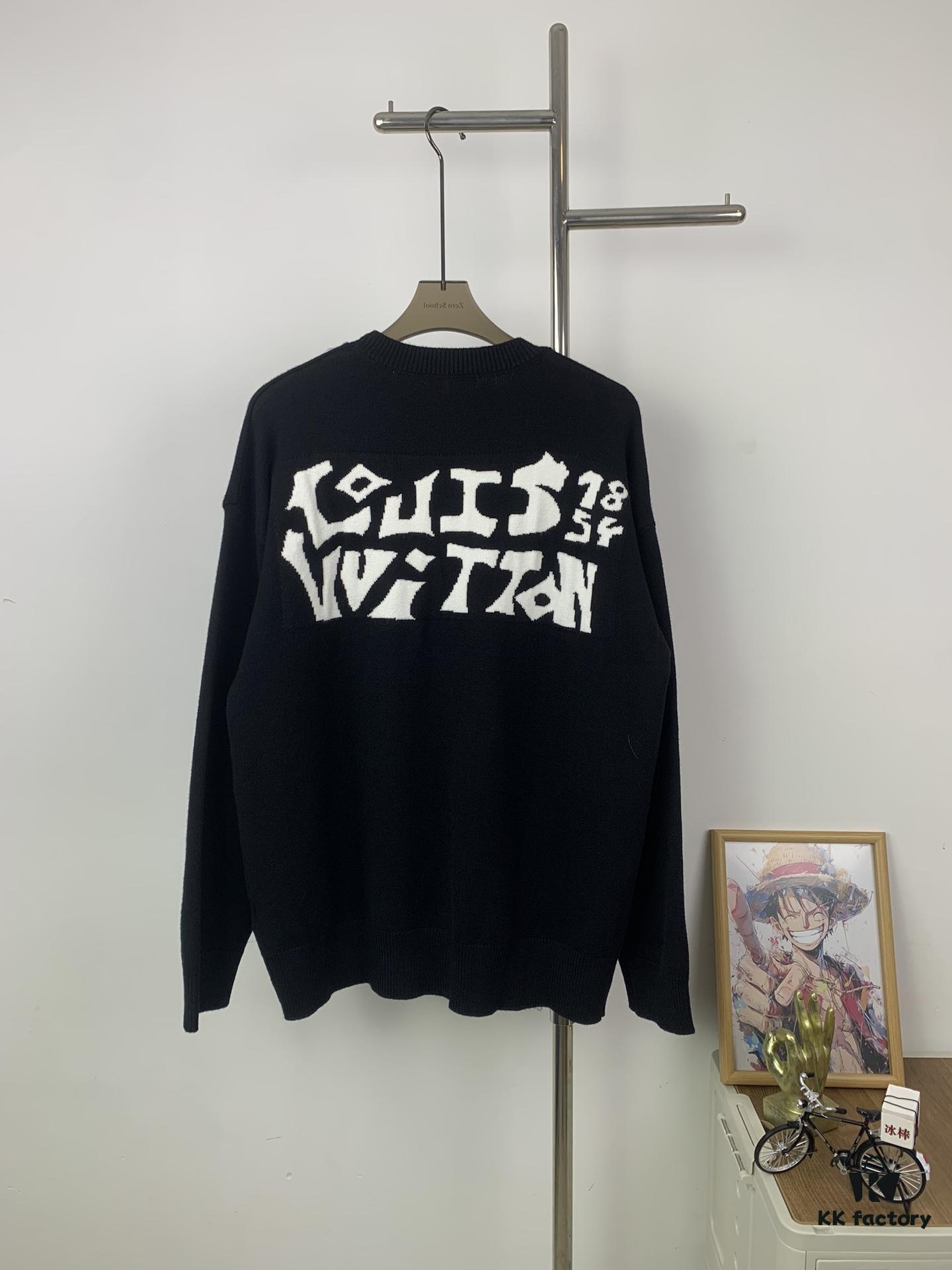 6930f7ea6e68136f4d9b4267 New Louis Vuitton Limited Edition Owl Jacquard Crew Neck Casual Sweater