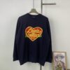 6930f7fa6e68136f4d9b4275 New LV Navy Blue Heart Sweater with 15% Wool, Soft and Comfortable for Direct Wear, High-Quality Version, Warm and Premium Texture