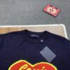 6930f8006e68136f4d9b427b New LV Navy Blue Heart Sweater with 15% Wool, Soft and Comfortable for Direct Wear, High-Quality Version, Warm and Premium Texture