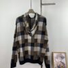 6930f80a6e68136f4d9b4286 Louis Vuitton Chessboard Jacquard Knit Hooded Sweater