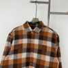 6930f81f6e68136f4d9b4294 Louis Vuitton 24FW Orange Checkered Jacquard Flannel Shirt