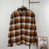 6930f8206e68136f4d9b4296 Louis Vuitton 24FW Orange Checkered Jacquard Flannel Shirt