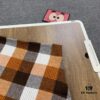 6930f8266e68136f4d9b429a Louis Vuitton 24FW Orange Checkered Jacquard Flannel Shirt