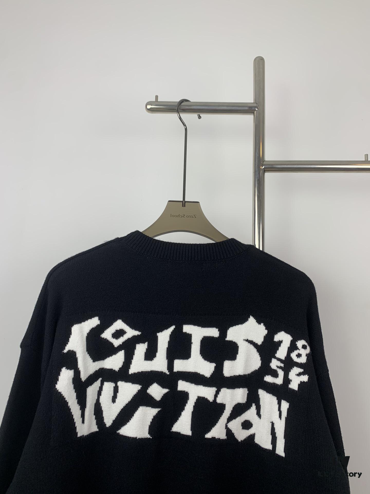6930f8266e68136f4d9b429b New Louis Vuitton Limited Edition Owl Jacquard Crew Neck Casual Sweater