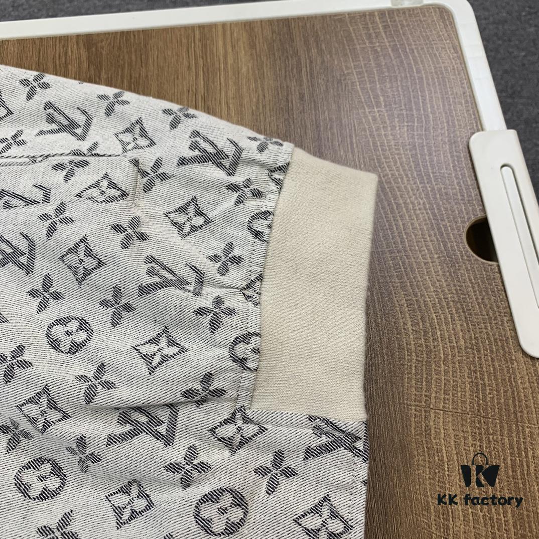 6930f8396e68136f4d9b42b0 New LV Monogram Jacquard Jacket Coat, LOUIS VUITTON Counter Synchronized Style, Premium High-Density Coated Denim Fabric with All-Over Print Technique