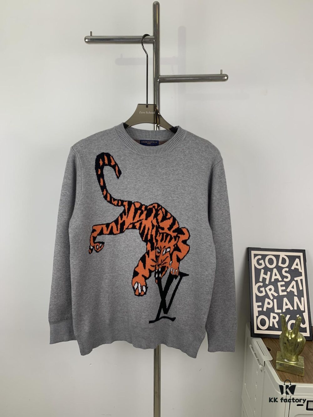 6930f8706e68136f4d9b42ee New LV Louis Vuitton Tiger Logo Sweater 2022 Limited Edition for Year of the Tiger, Double-Sided Wool Knit with Tiger Motif