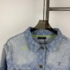 6930f8786e68136f4d9b42f4 New LV Louis Vuitton 1V 24FW Tyler Collaboration Monogram Colorful Embroidered Denim Jacket Unisex