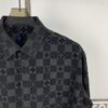 6930f8836e68136f4d9b4300 New Louis Vuitton 24SS Flocked Letter All-Over Mosaic Check Jacquard Shirt Jacket Unisex