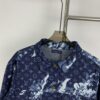 6930f88b6e68136f4d9b430a New Louis Vuitton x Yayoi Kusama Letter Combination Floral Print Bleached Seagrass Logo All-Over Denim Jacket and Pants Set