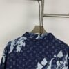 6930f88d6e68136f4d9b430f New Louis Vuitton x Yayoi Kusama Letter Combination Floral Print Bleached Seagrass Logo All-Over Denim Jacket and Pants Set