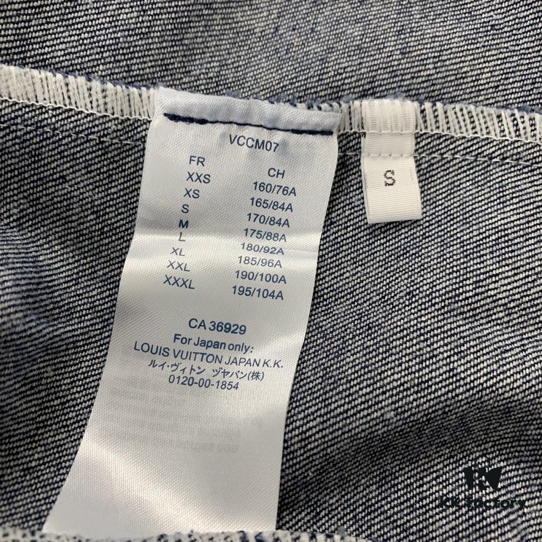 6930f88f6e68136f4d9b4311 New Louis Vuitton x Yayoi Kusama Letter Combination Floral Print Bleached Seagrass Logo All-Over Denim Jacket and Pants Set