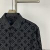 6930f8946e68136f4d9b4316 New Louis Vuitton 24SS Flocked Full-Print Checkered Jacquard Shirt Jacket Unisex