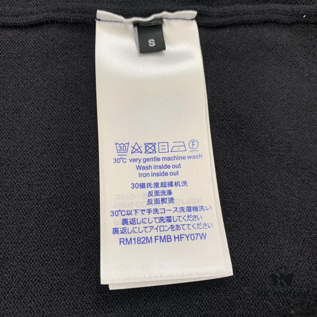 6930f89f6e68136f4d9b4325 New LV Louis Vuitton White Knitted Logo Crewneck Sweater Unisex