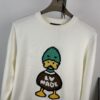 6930f8a26e68136f4d9b4328 Louis Vuitton LV 2024 Spring New Duck Letter Knitted Long-Sleeve Sweater Unisex
