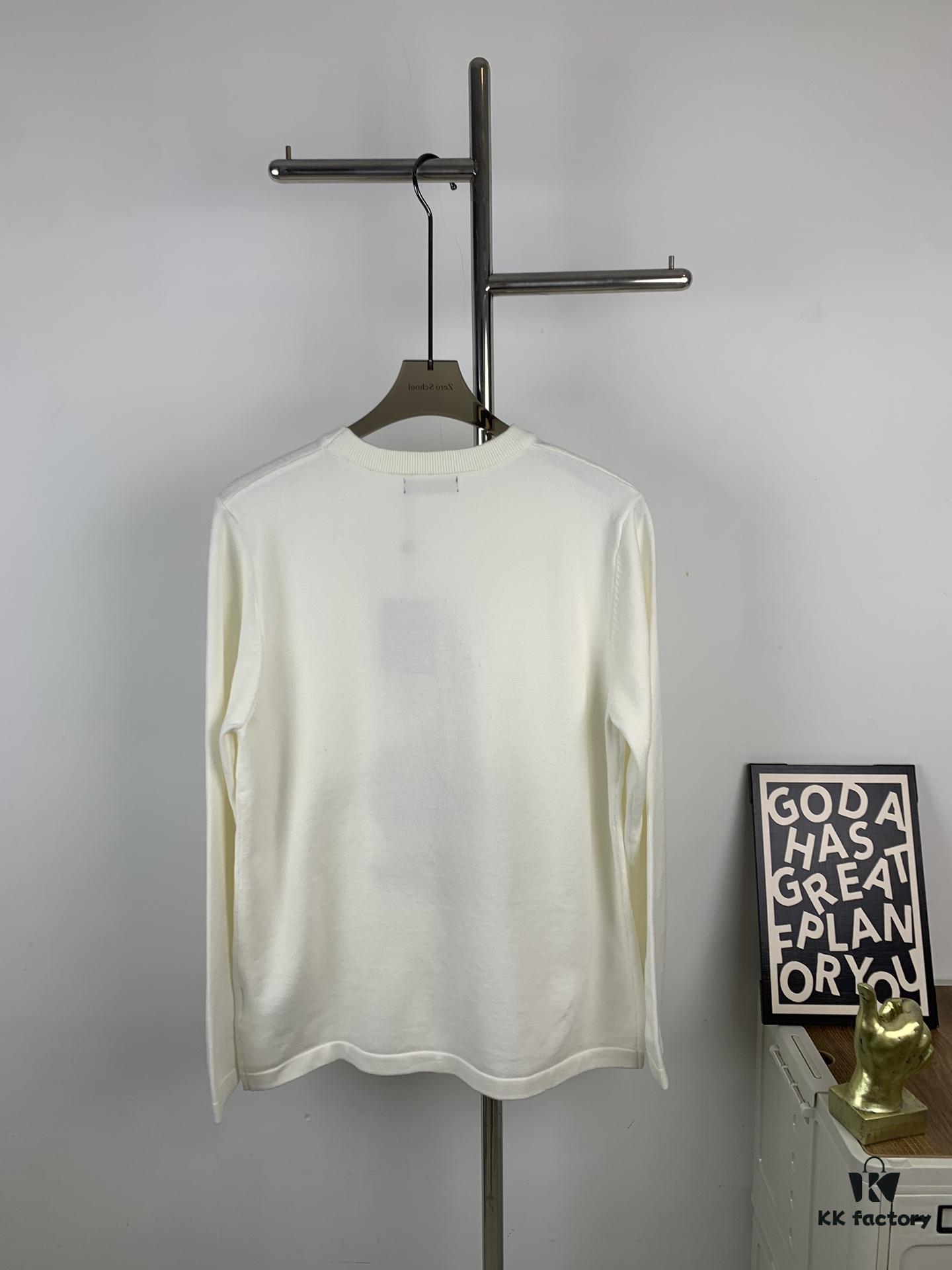 6930f8a86e68136f4d9b4331 Louis Vuitton LV 2024 Spring New Duck Letter Knitted Long-Sleeve Sweater Unisex