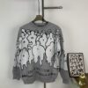 6930f8b36e68136f4d9b4341 Louis Vuitton 1V Designer Portrait Silhouette Crew Neck Pullover Sweater
