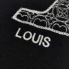 6930f8d26e68136f4d9b436b New Louis Vuitton Embroidered Logo Short Sleeve T-Shirt with Knitted Collar, Unisex Oversized Fit