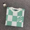 6930f8df6e68136f4d9b4379 New Louis Vuitton Plaid Green Checkerboard Short Sleeve Unisex T-Shirt