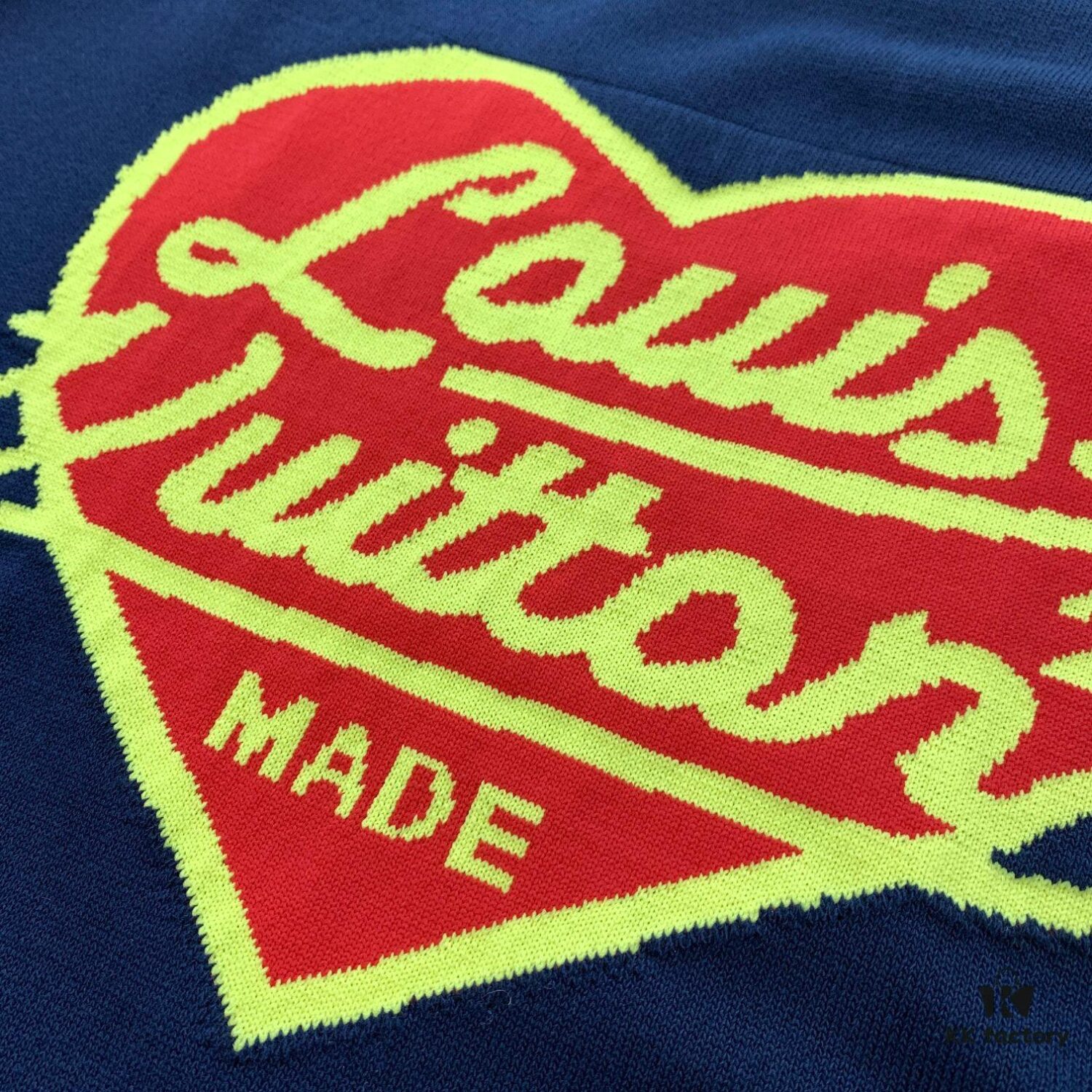 6930f8e36e68136f4d9b437c New Louis Vuitton LV 2023 Spring Heart Knit Short-Sleeve Unisex by lvXnigo Collaboration