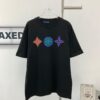 6930f8f56e68136f4d9b4395 New Arrival LOUIS VUITTON LV Chest Tricolor Flower Logo Printed Short Sleeve T-Shirt