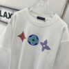 6930f8f76e68136f4d9b4398 New Arrival LOUIS VUITTON LV Chest Tricolor Flower Logo Printed Short Sleeve T-Shirt