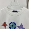 6930f8fb6e68136f4d9b439a New Arrival LOUIS VUITTON LV Chest Tricolor Flower Logo Printed Short Sleeve T-Shirt