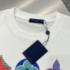 6930f8fc6e68136f4d9b439e New Arrival LOUIS VUITTON LV Chest Tricolor Flower Logo Printed Short Sleeve T-Shirt