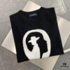 6930f9046e68136f4d9b43a6 New Louis Vuitton Unisex Black and White Portrait Knit Short Sleeve T-Shirt