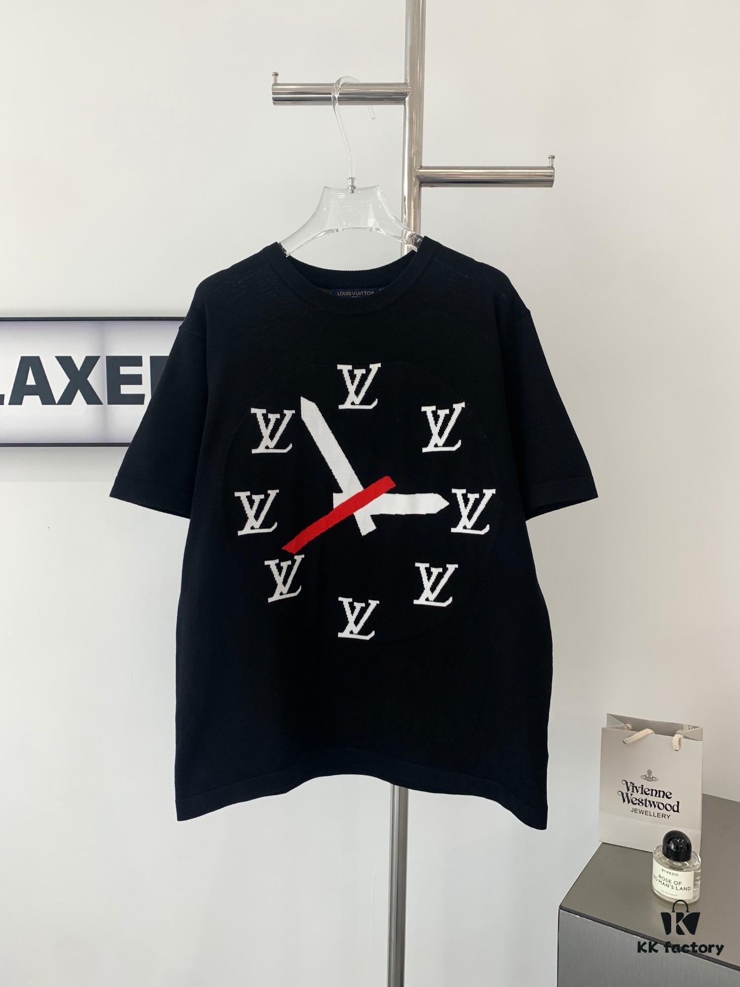 6930f9056e68136f4d9b43a7 New LV Louis Vuitton 24-Hour Summer Knit Short-Sleeve T-Shirt