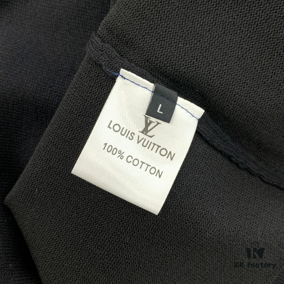 6930f9056e68136f4d9b43a8 New Louis Vuitton Unisex Black and White Portrait Knit Short Sleeve T-Shirt