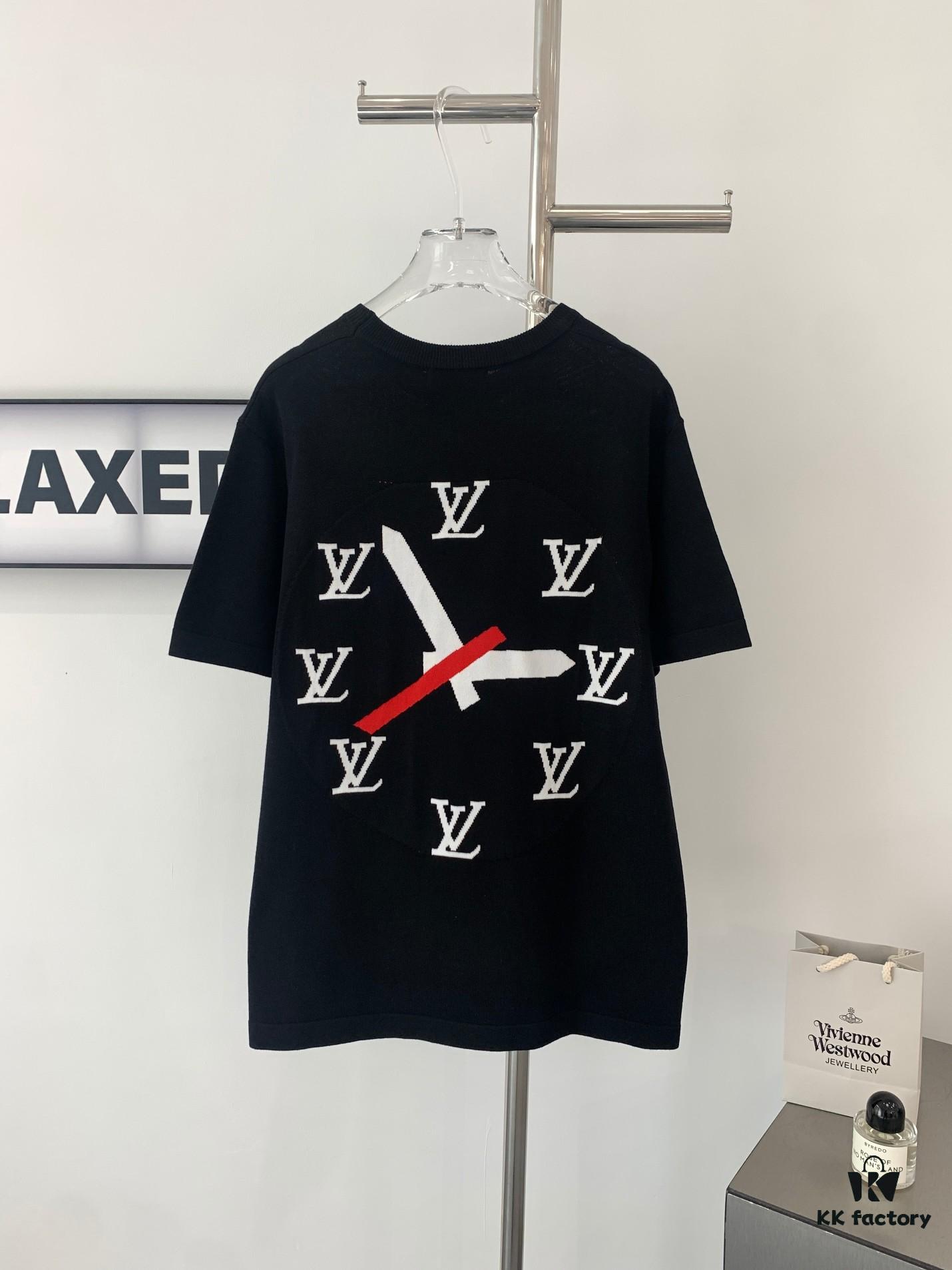 6930f9096e68136f4d9b43ab New LV Louis Vuitton 24-Hour Summer Knit Short-Sleeve T-Shirt