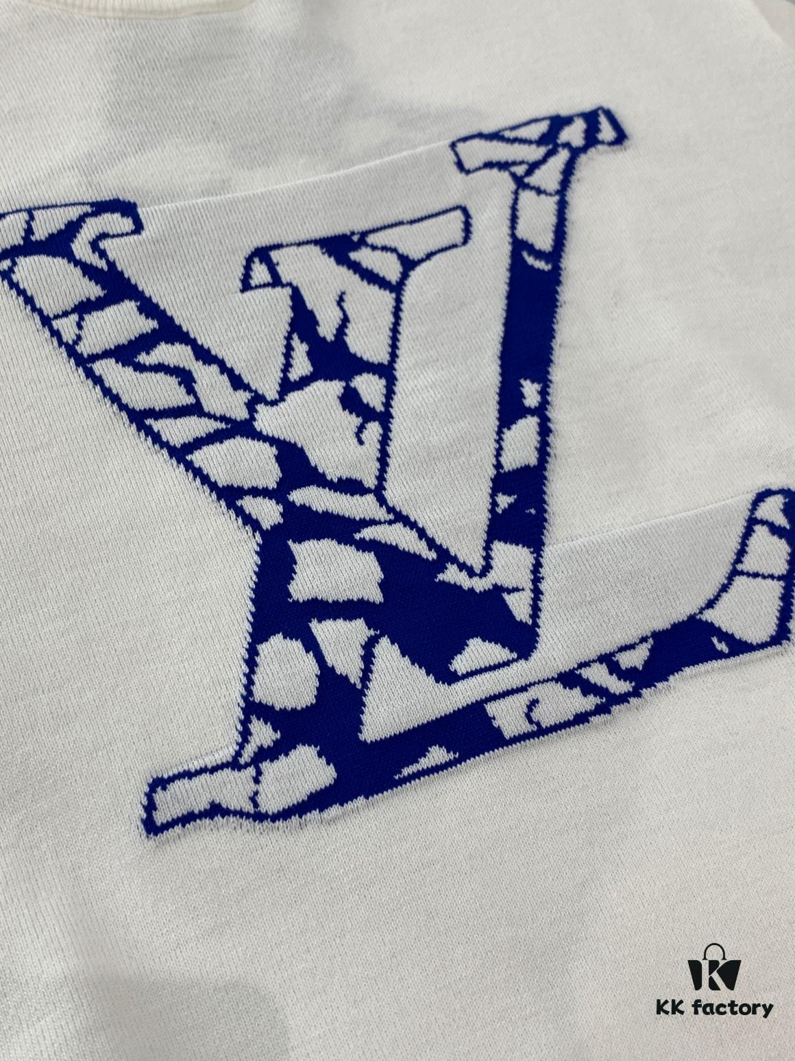 6930f9136e68136f4d9b43b7 New LV Louis Vuitton 2023FW Ski Collection Jacquard Crew Neck Short Sleeve T-Shirt
