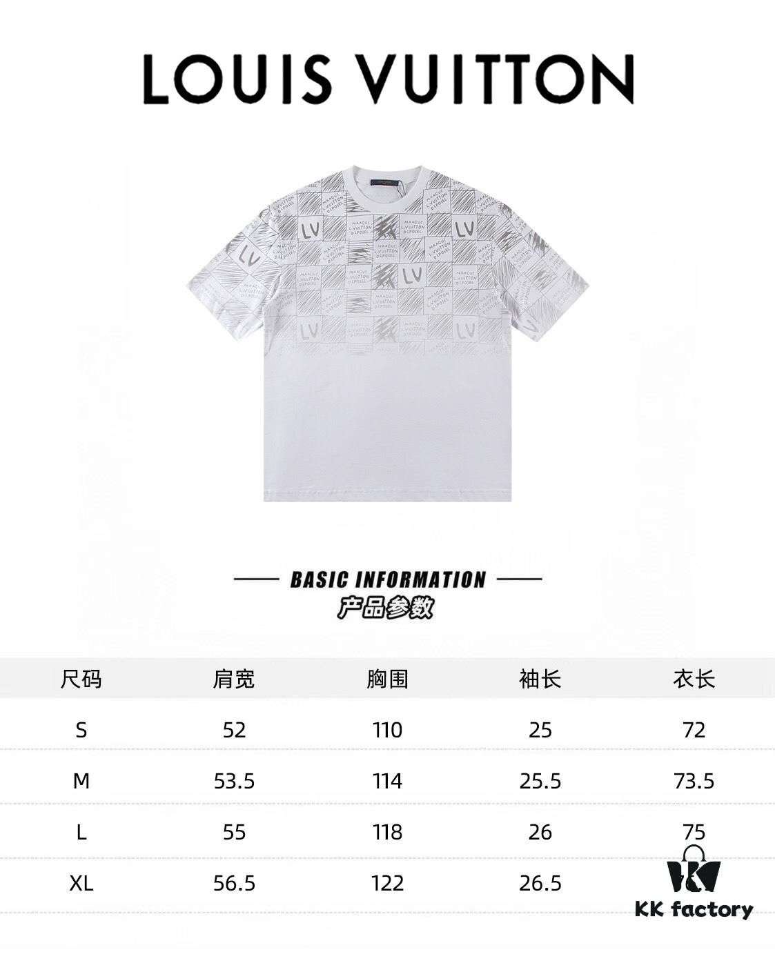 Louis Vuitton 2025 Latest Short Sleeve T-Shirt
