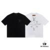 Louis Vuitton 2025 Latest Short-Sleeve T-Shirt with Rhinestone Embellishment