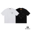 Louis Vuitto 2025 Latest Short Sleeve T-Shirt with Rhinestone Embellishment