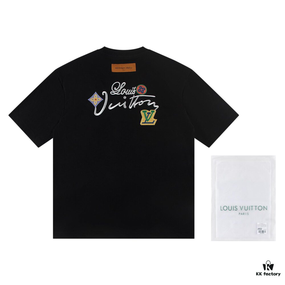 6930f9c26e68136f4d9b44b2 Louis Vuitton 2025 Latest Short Sleeve T-Shirt with Applique Embroidery