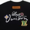 Louis Vuitton 2025 Latest Short Sleeve T-Shirt with Applique Embroidery