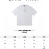 Louis Vuitto 2025 Latest Short Sleeve T-Shirt with Patch Embroidery