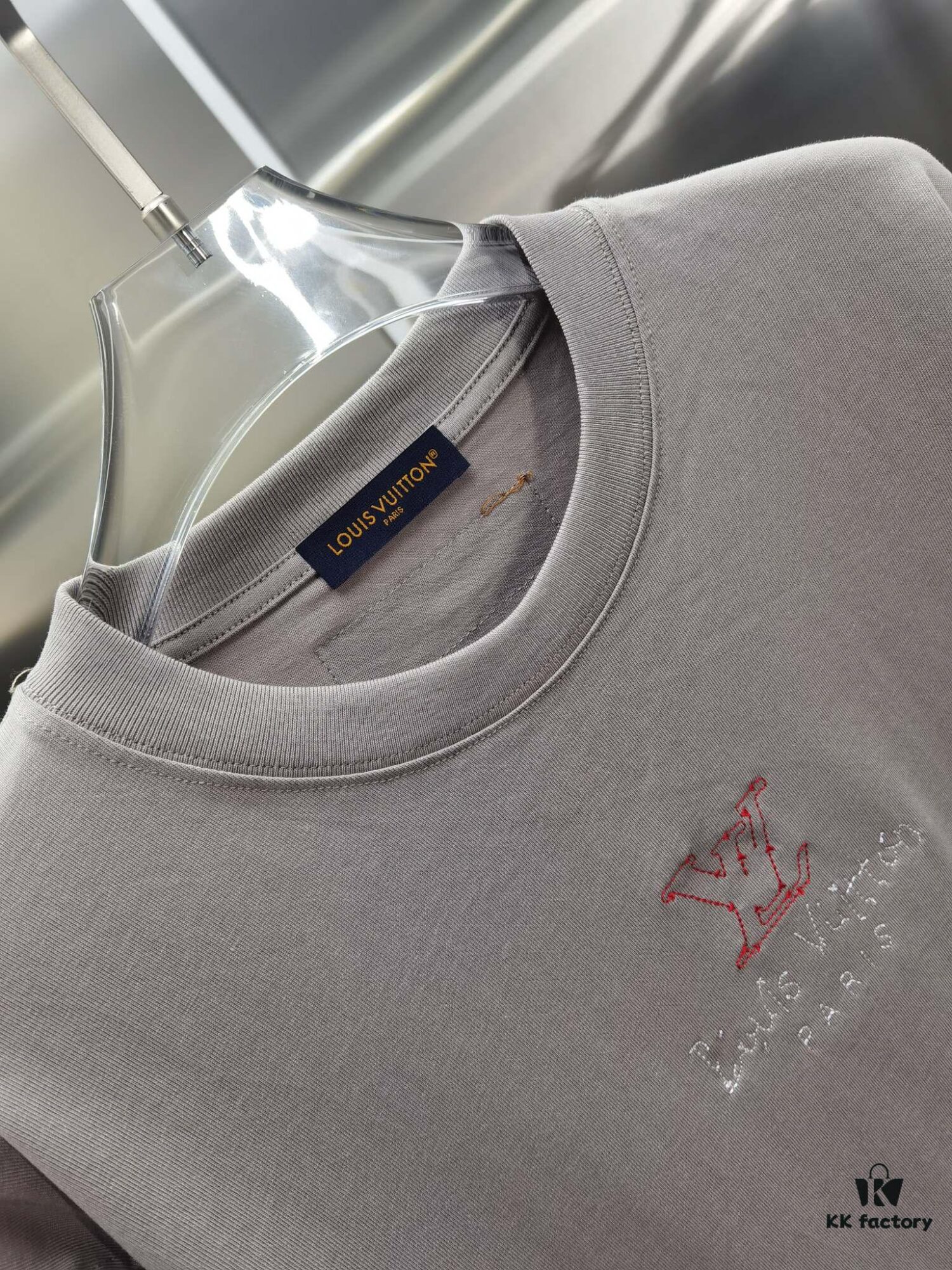 6930fa886e68136f4d9b45b1 Louis 1V (Embroidered Premium Version, Distinct from Standard Stock) Short Sleeve T-Shirt