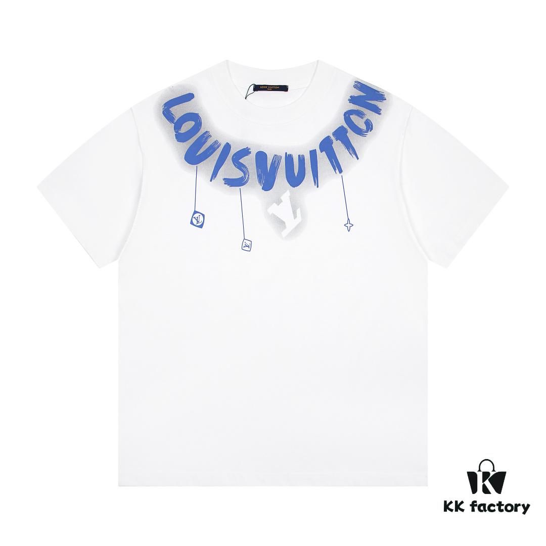 6930faa46e68136f4d9b45d7 Louis Vuitton New Arrival Necklace Pendant Print Logo Letter Casual Round Neck Short Sleeve T-Shirt