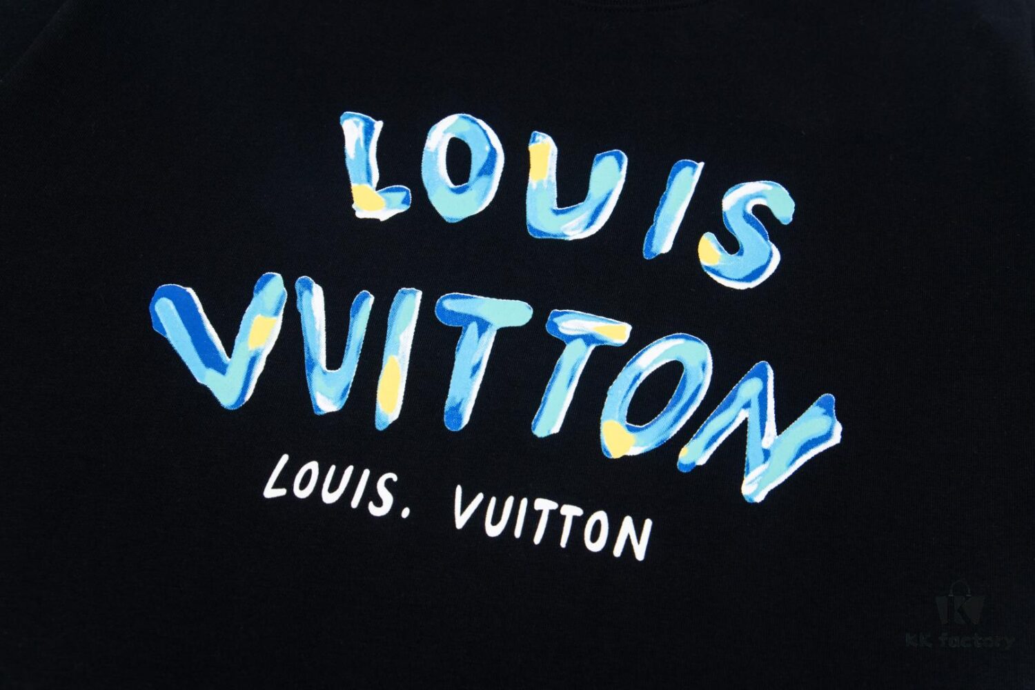6930faa46e68136f4d9b45d9 Louis Vuitton New Painted Graffiti Print Logo Letter Casual Round Neck Short Sleeve T-Shirt Unisex