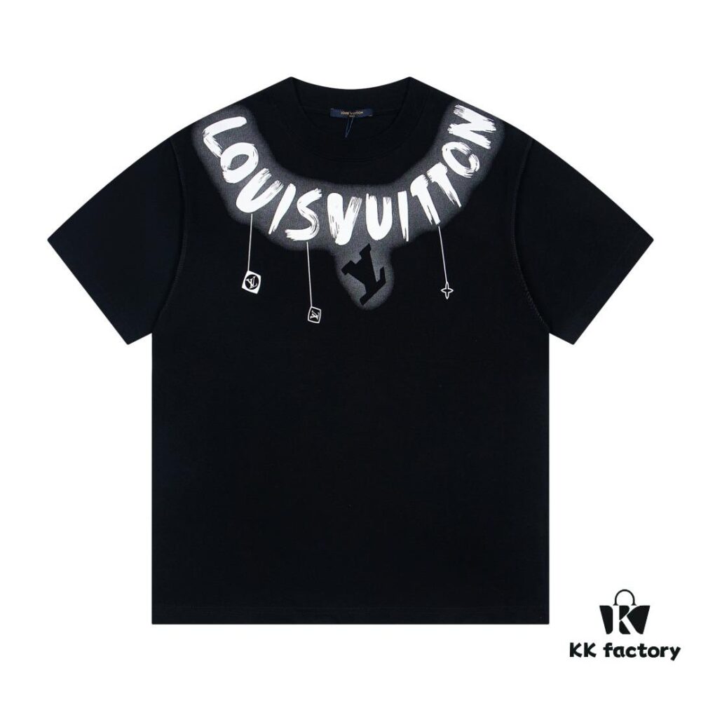 6930faaa6e68136f4d9b45e4 Louis Vuitton New Arrival Necklace Pendant Print Logo Letter Casual Round Neck Short Sleeve T-Shirt
