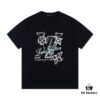 6930fac06e68136f4d9b4608 Louis Vuitton New 25SS Classic Letter Floral Pattern Logo Print Crew Neck Short Sleeve T-Shirt