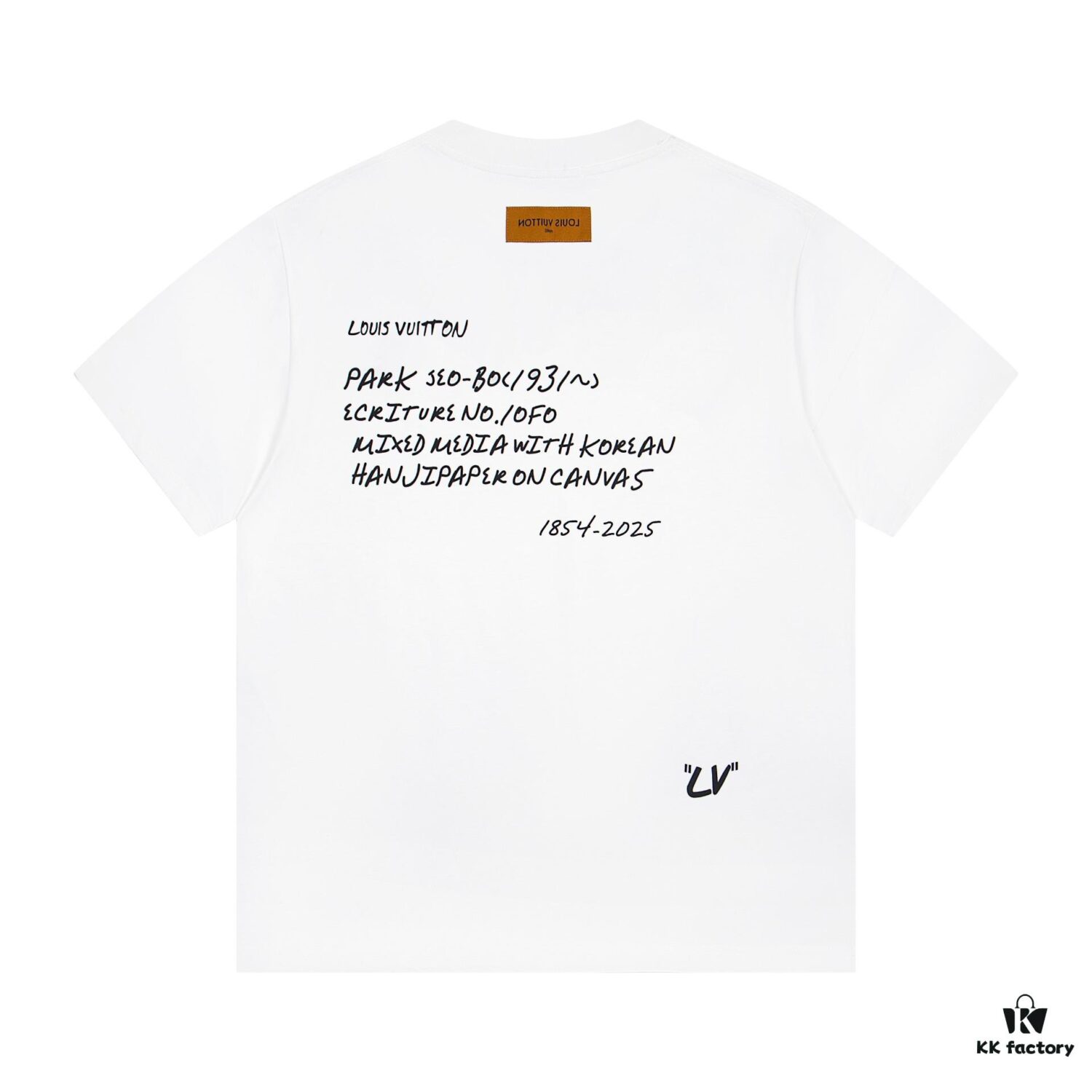 6930facd6e68136f4d9b4615 Louis Vuitton LV 25SS New Arrival Logo Print Round Neck Short Sleeve T-Shirt