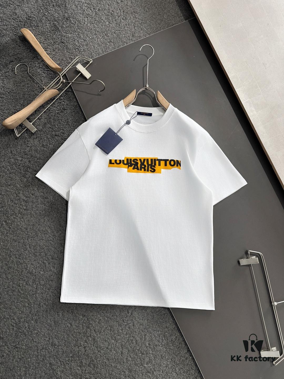 6930faeb6e68136f4d9b461d 1V 2025SS Spring Summer Newest Round Neck Fashion Short Sleeve T-Shirt, Synchronized with Official Website, Cabinet-Quality Cotton Fabric