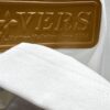 6930fb186e68136f4d9b4646 Louis Vuitton Short Sleeve T-Shirt with Leather Patch Signature Detail