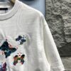 6930fb276e68136f4d9b4656 Louis Vuitton Embroidered Butterfly Short Sleeve T-Shirt