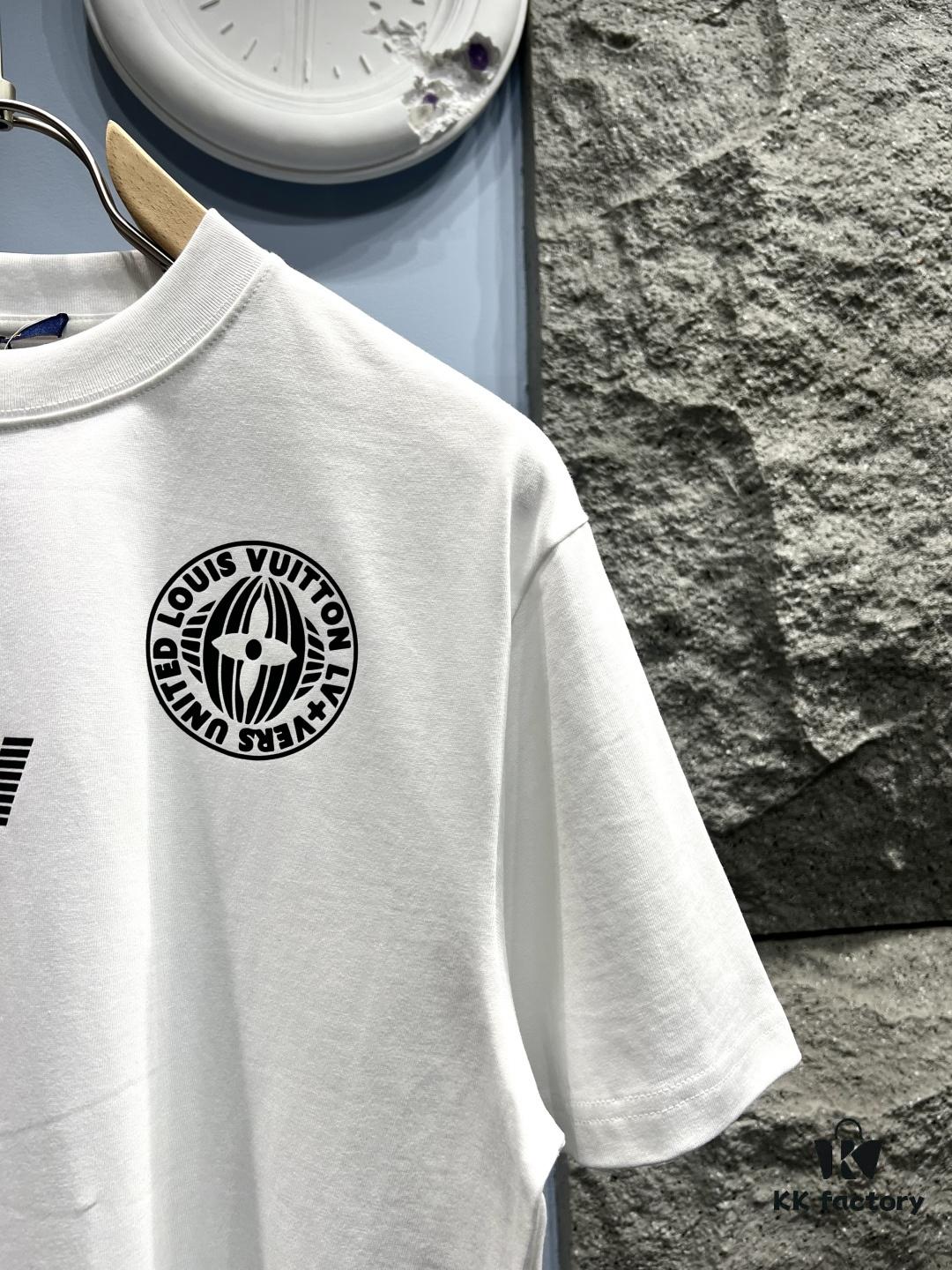 6930fb4d6e68136f4d9b467c Louis Vuitton Printed Logo Short-Sleeve T-Shirt