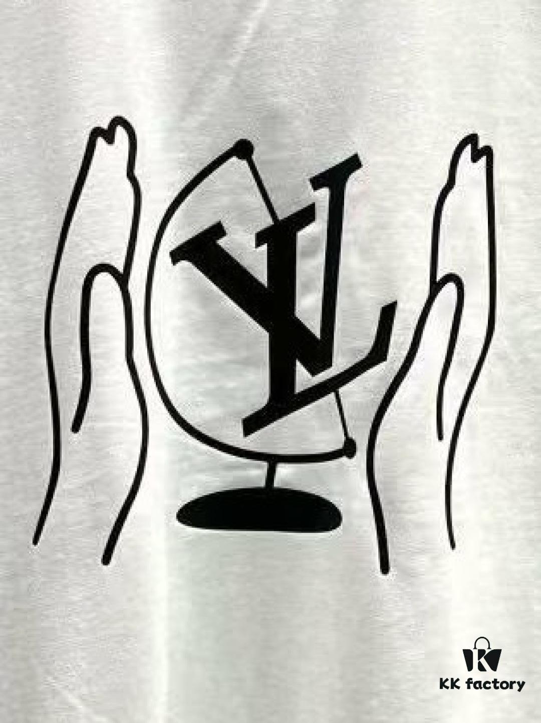 6930fb506e68136f4d9b467d Louis Vuitton Printed Logo Short-Sleeve T-Shirt